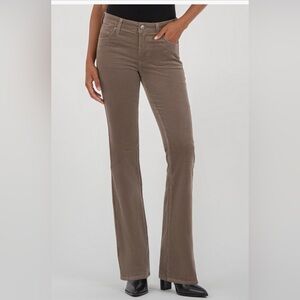 KUT from the Kloth Natalie Mid Rise Bootcut Corduroy Pants Rosemary, Size 8